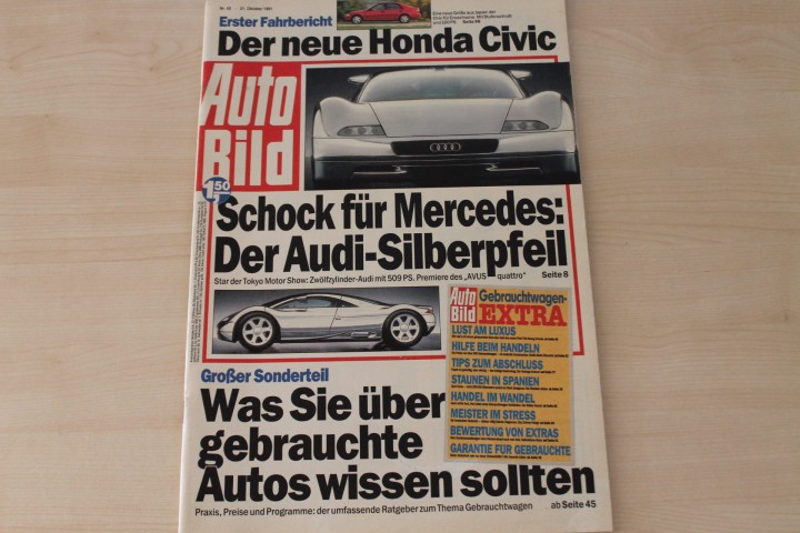 Deckblatt Auto Bild (43/1991)